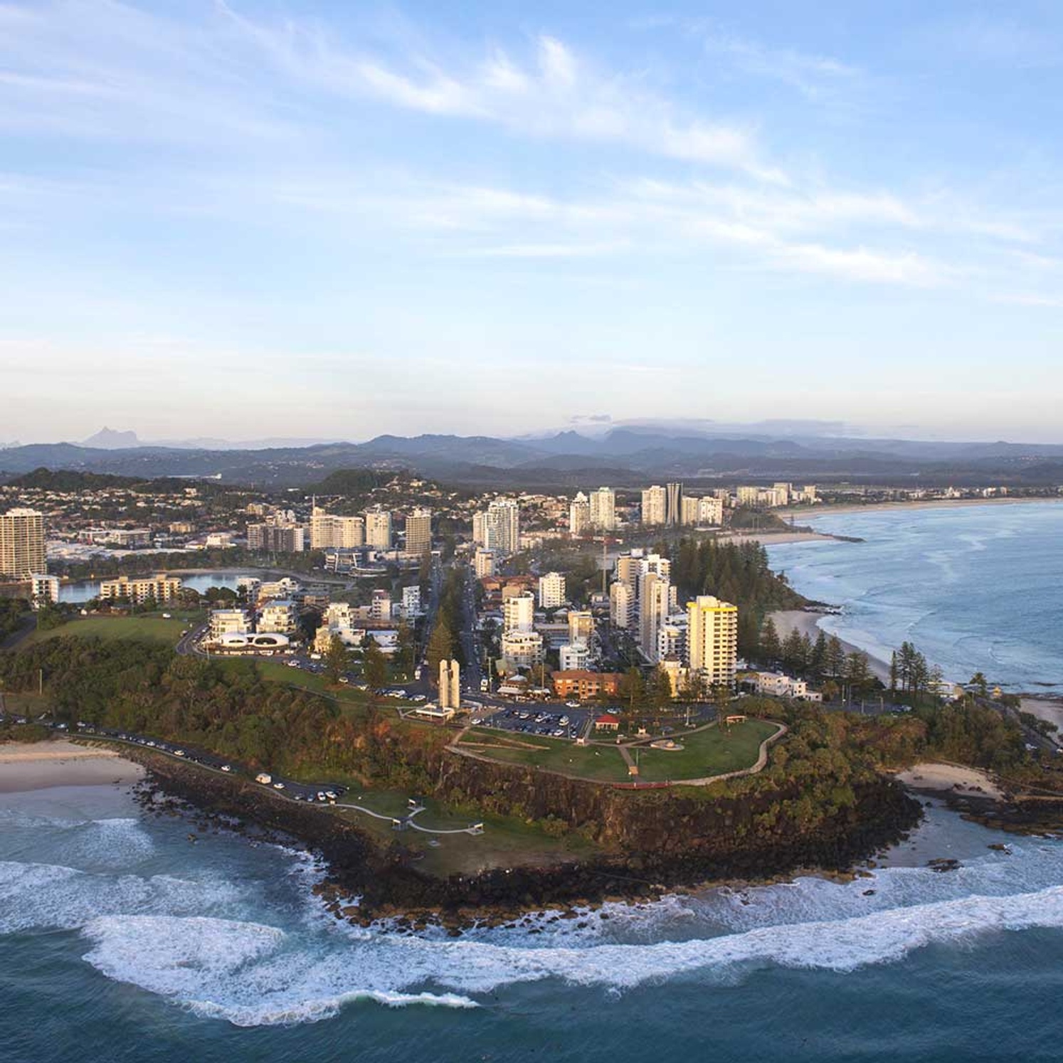 Aerial view of Coolangatta