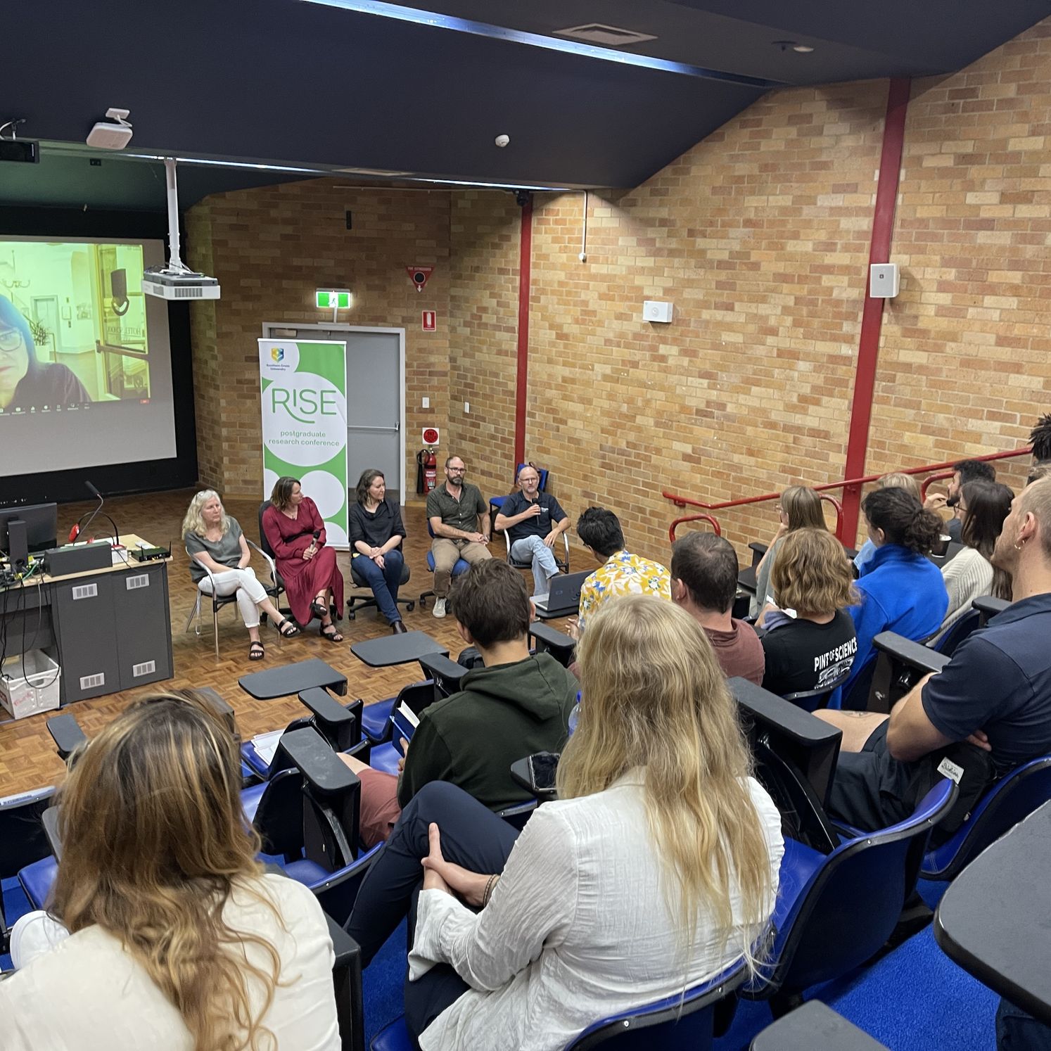 Panel of experts in the Lismore conference space