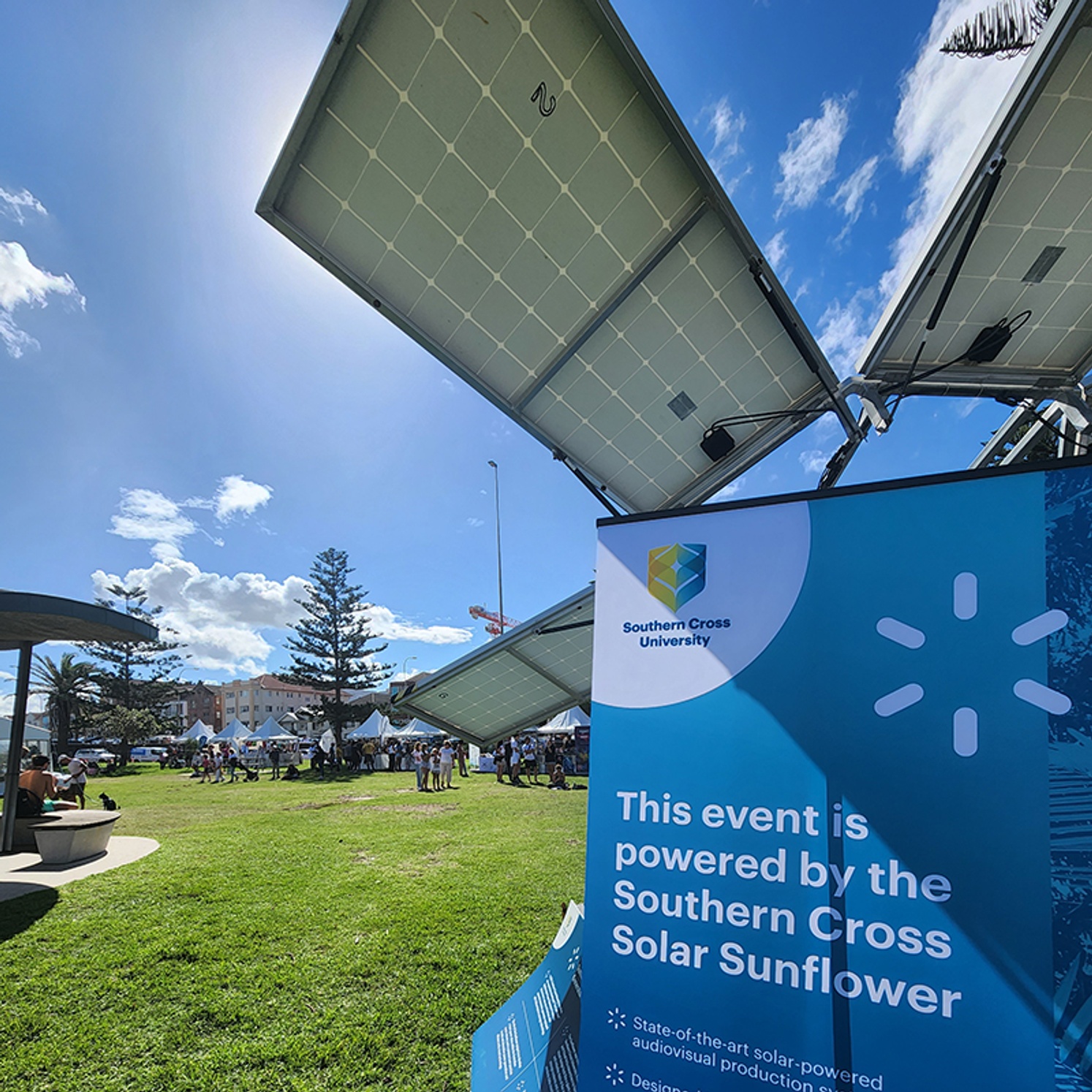 The Solar Sunflower at Ocean Lovers Festival