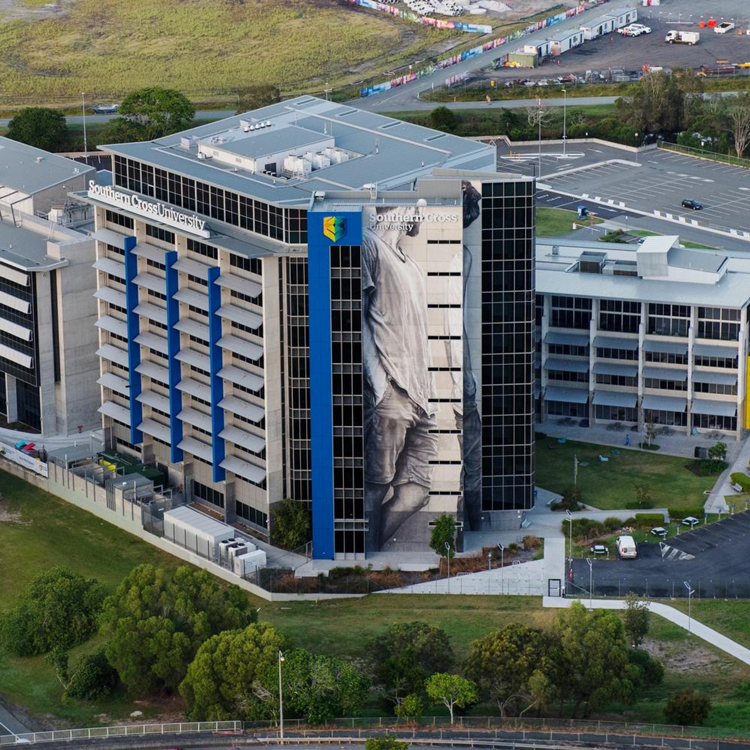 Aerial view campus