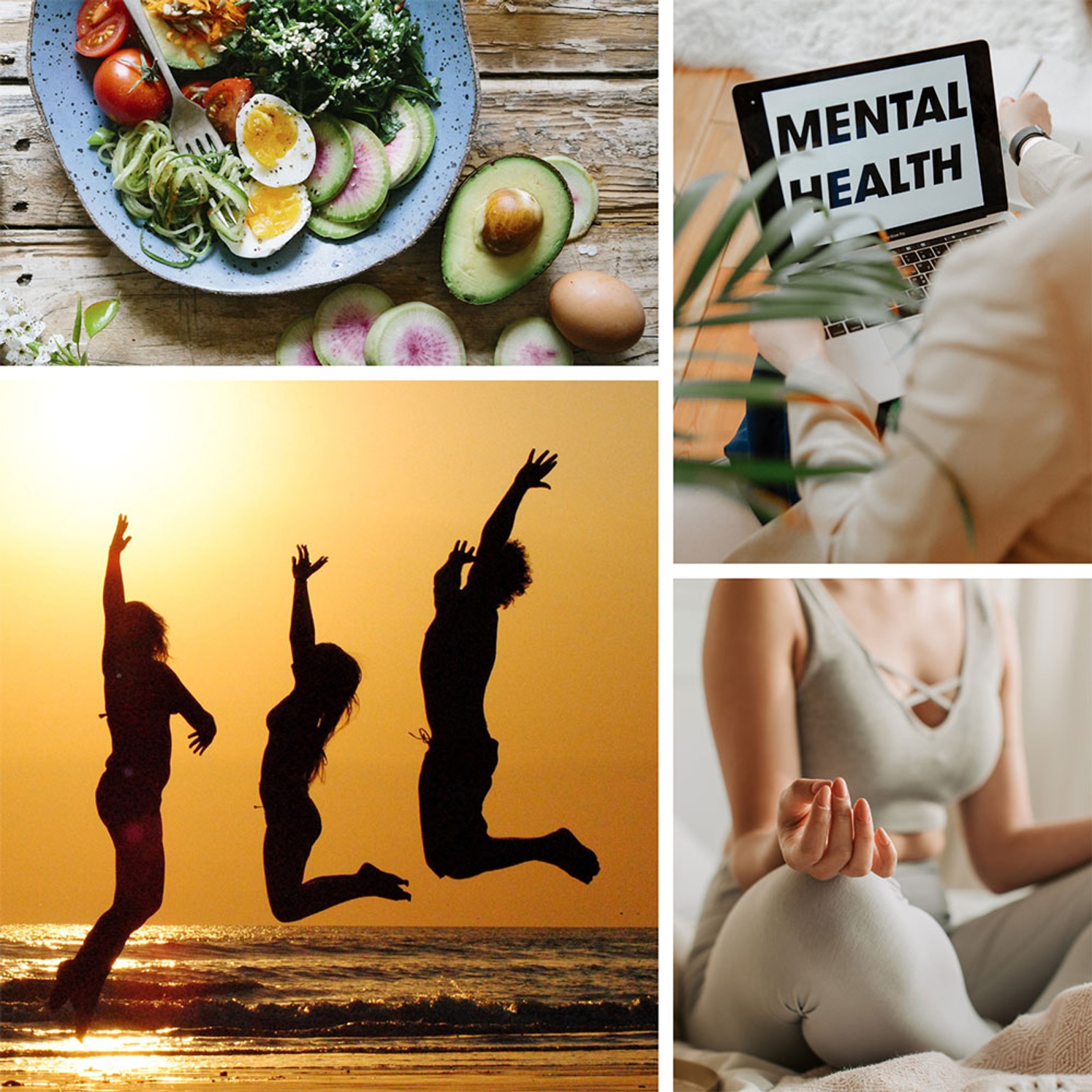 Wellness collage