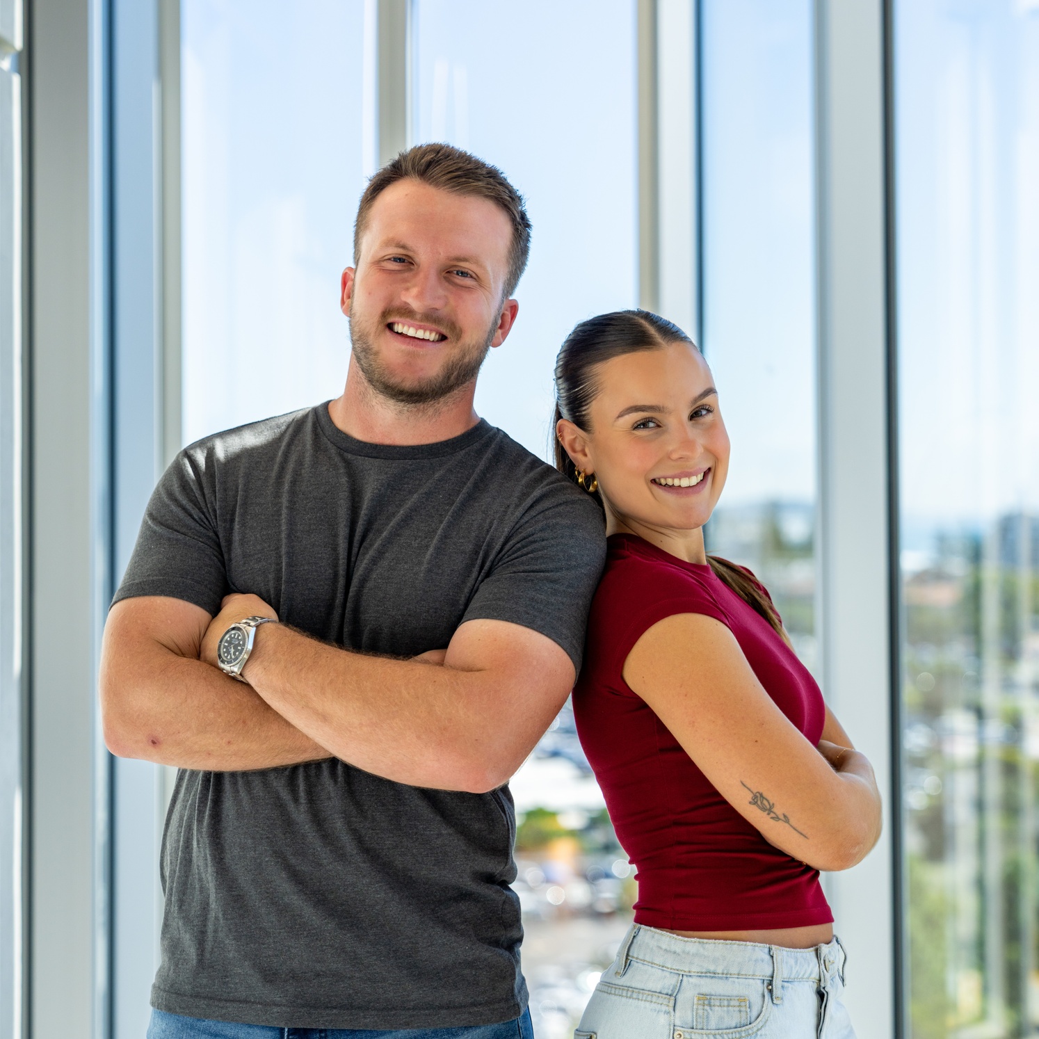 business students