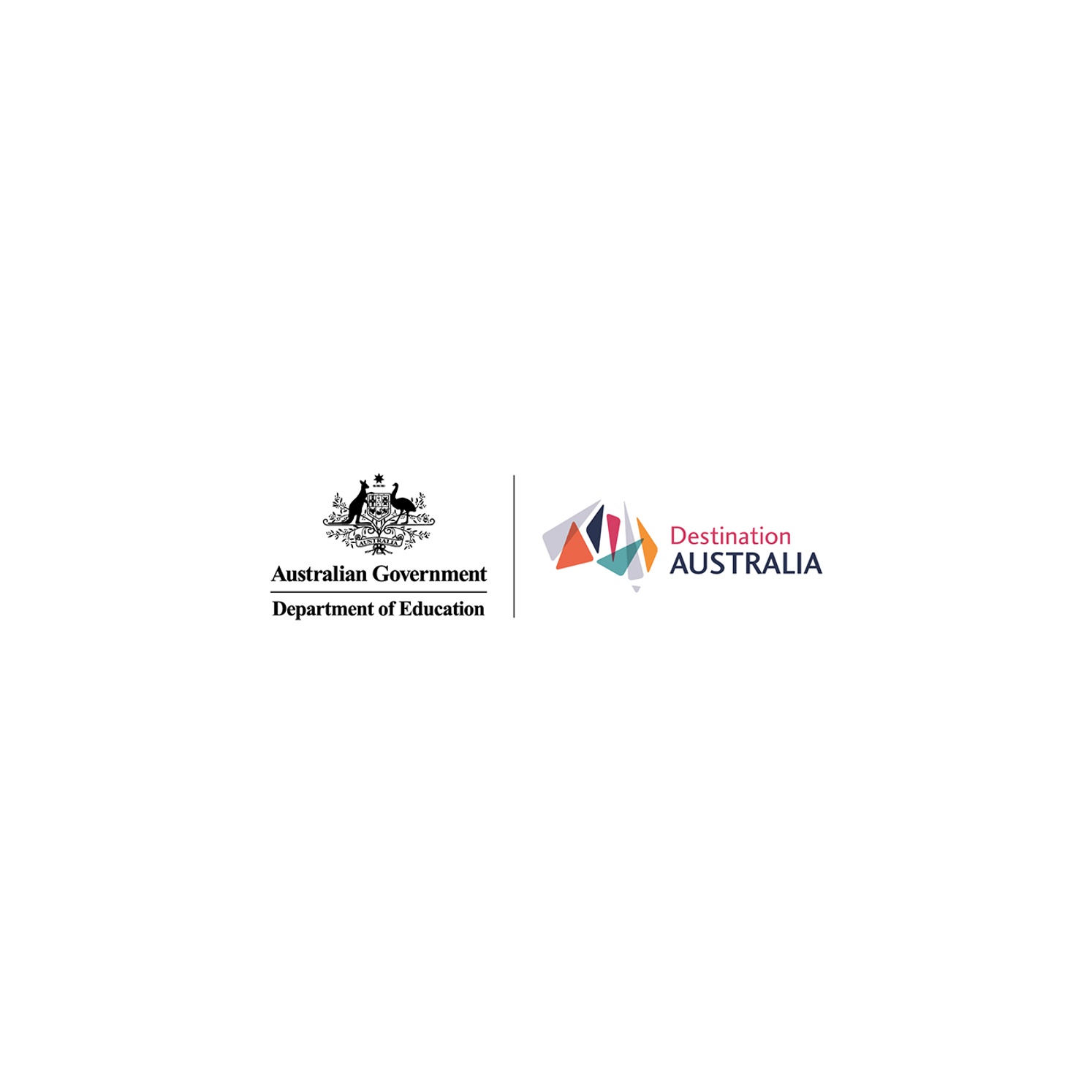 Destination Australia scholarship logos