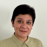 Woman smiling at camera