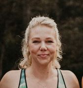 Woman smiling at camera