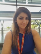 Woman smiling at camera