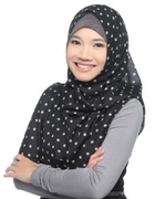 Woman smiling at camera