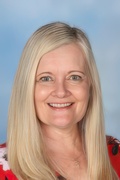 Woman smiling at camera