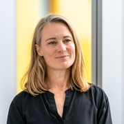 Woman smiling at camera