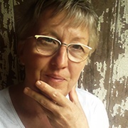 Image of Moya Costell, woman wearing glasses