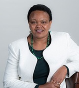 Woman smiling at camera