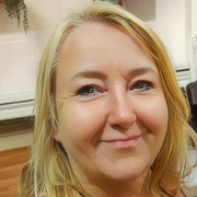 Woman smiling at camera