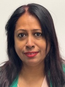 Woman smiling at camera