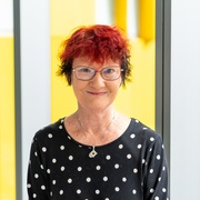 Woman smiling at camera