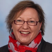 Woman smiling at camera