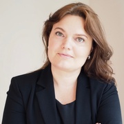 Woman smiling at camera