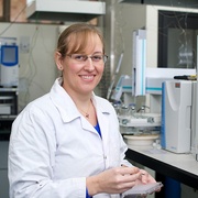 Associate Professor Joanne Oakes - researcher in laboratory