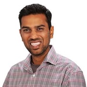 Head and shoulders of Kesava Kovanur Sampath (Kesh)