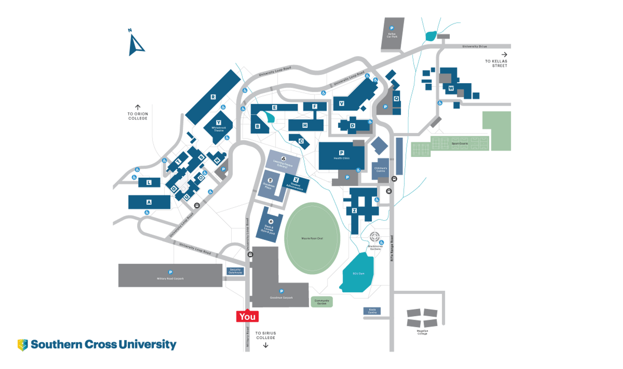 Lismore Campus Map