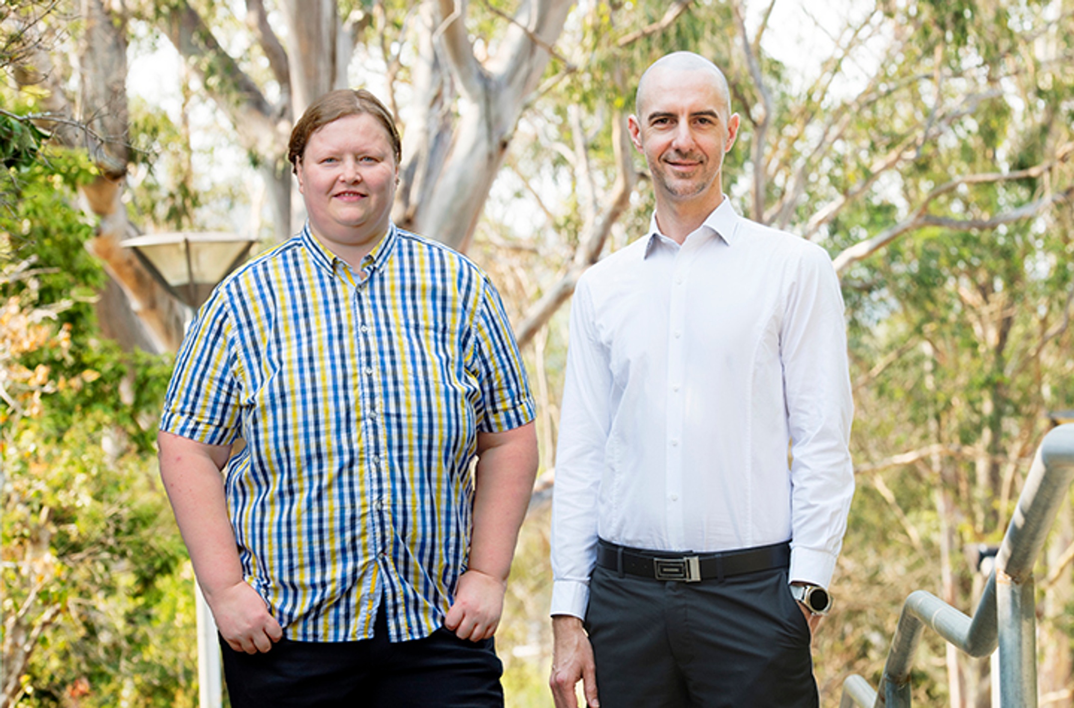 Matthew Leach (right) and Romy Lauche of National Centre for Naturopathic Centre