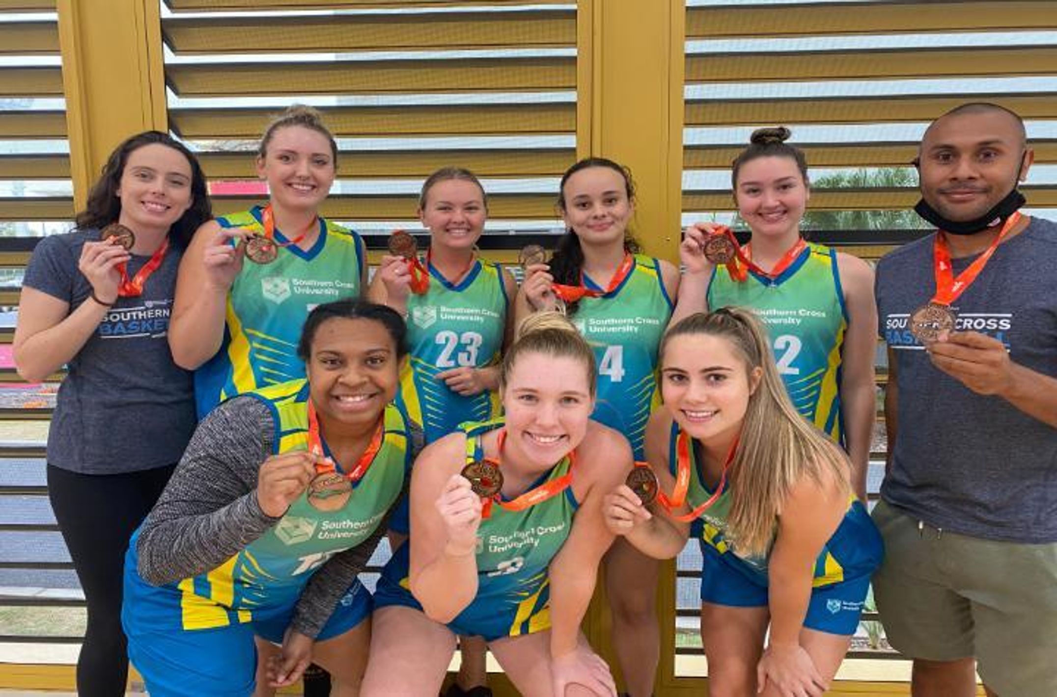 Southern Cross Women's Basketball Team, bronze medal winners