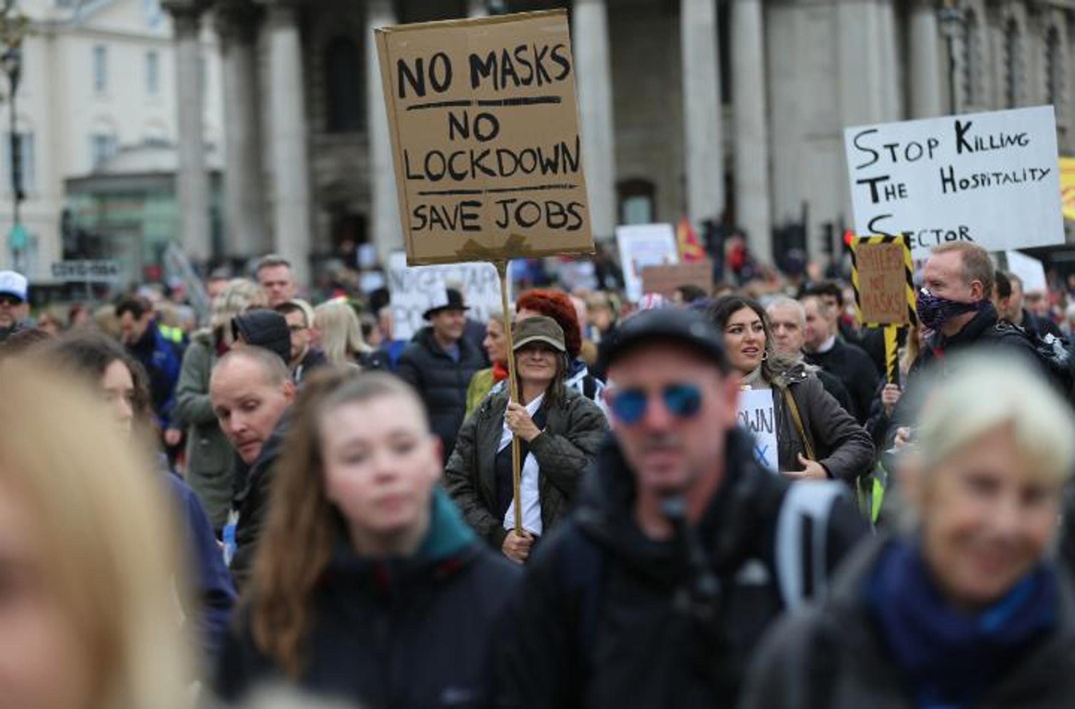 Lockdown protest