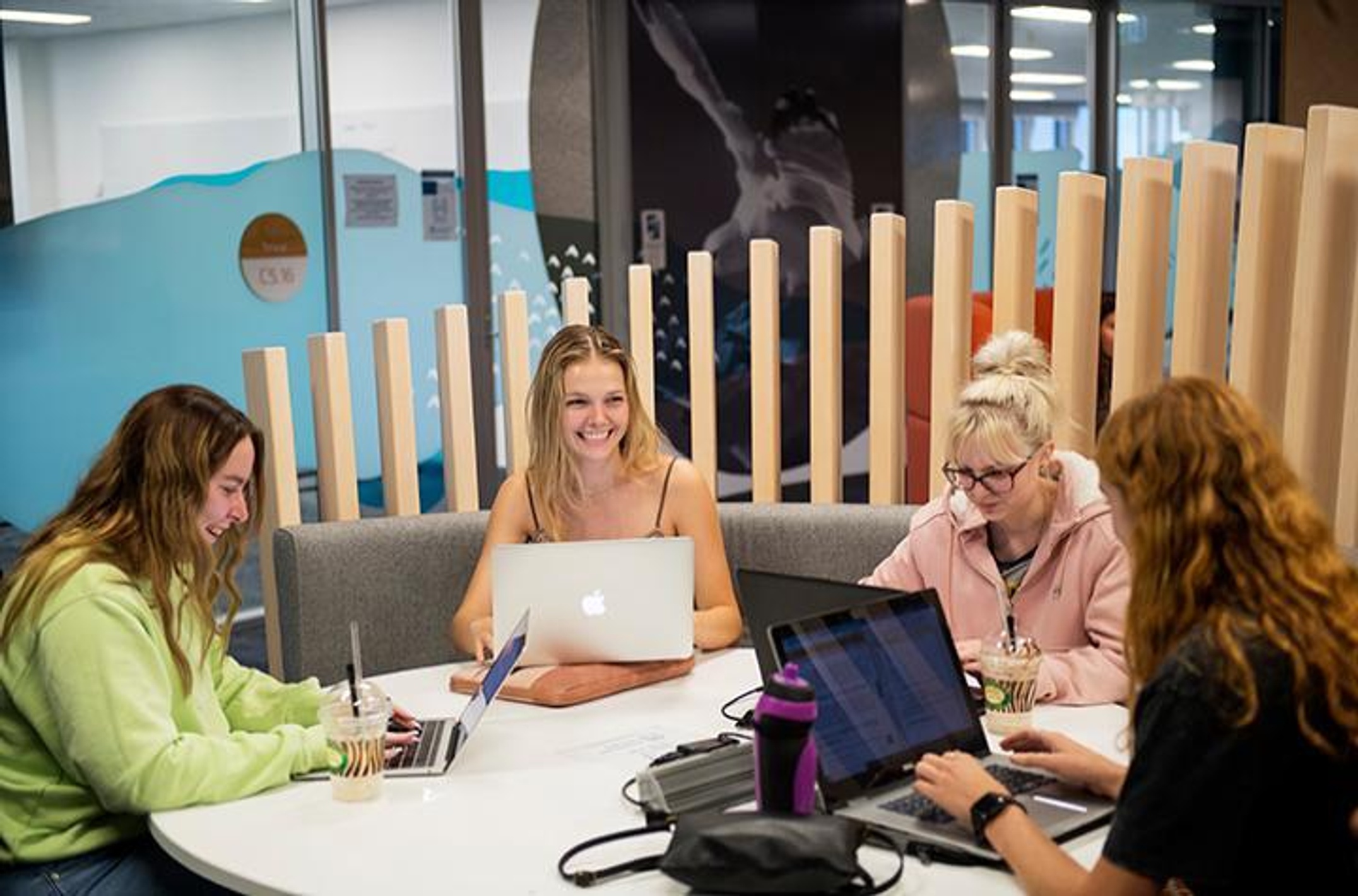 Bachelor of Business and Enterprise student in new academic model group study