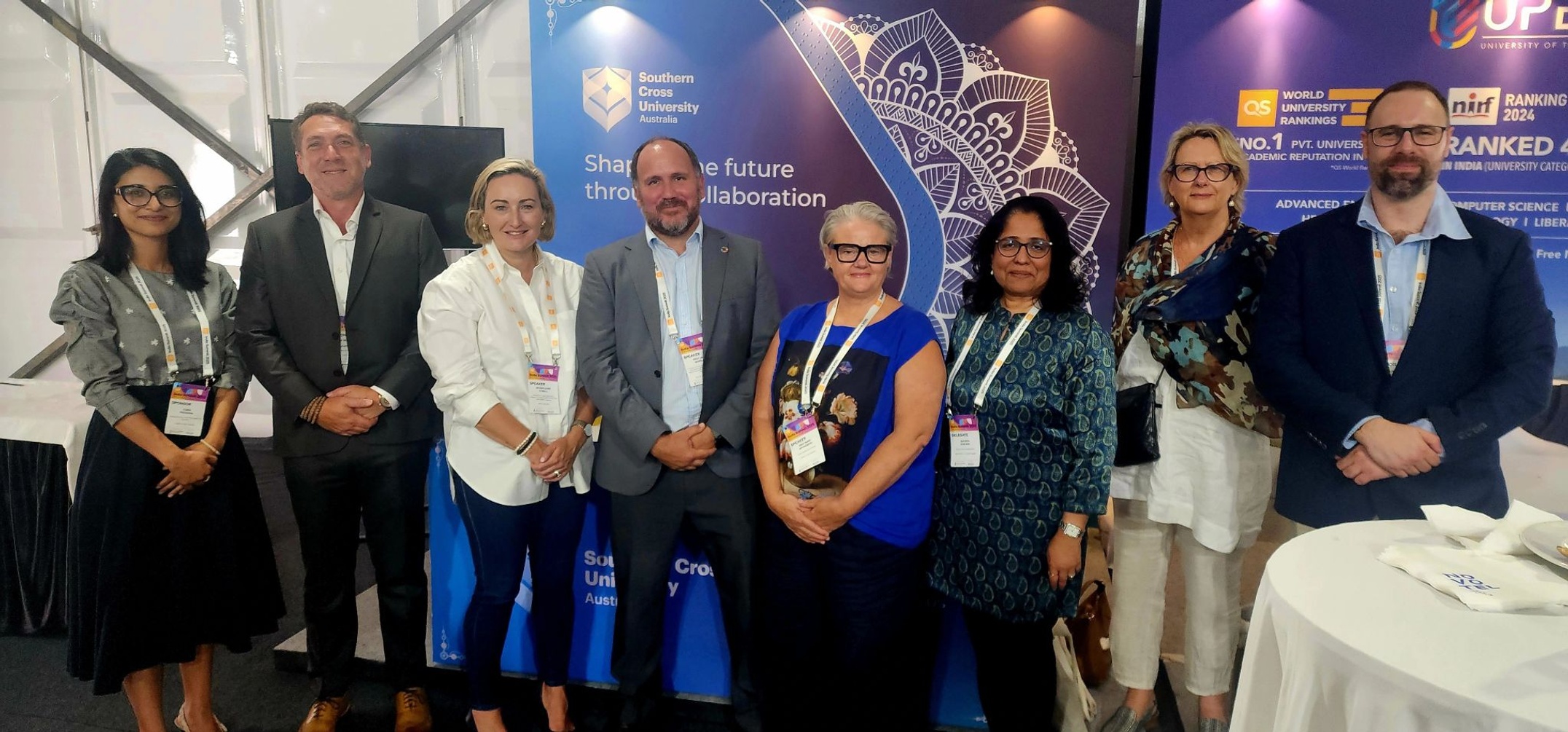 Southern Cross delegation at the QS India Summit 2025