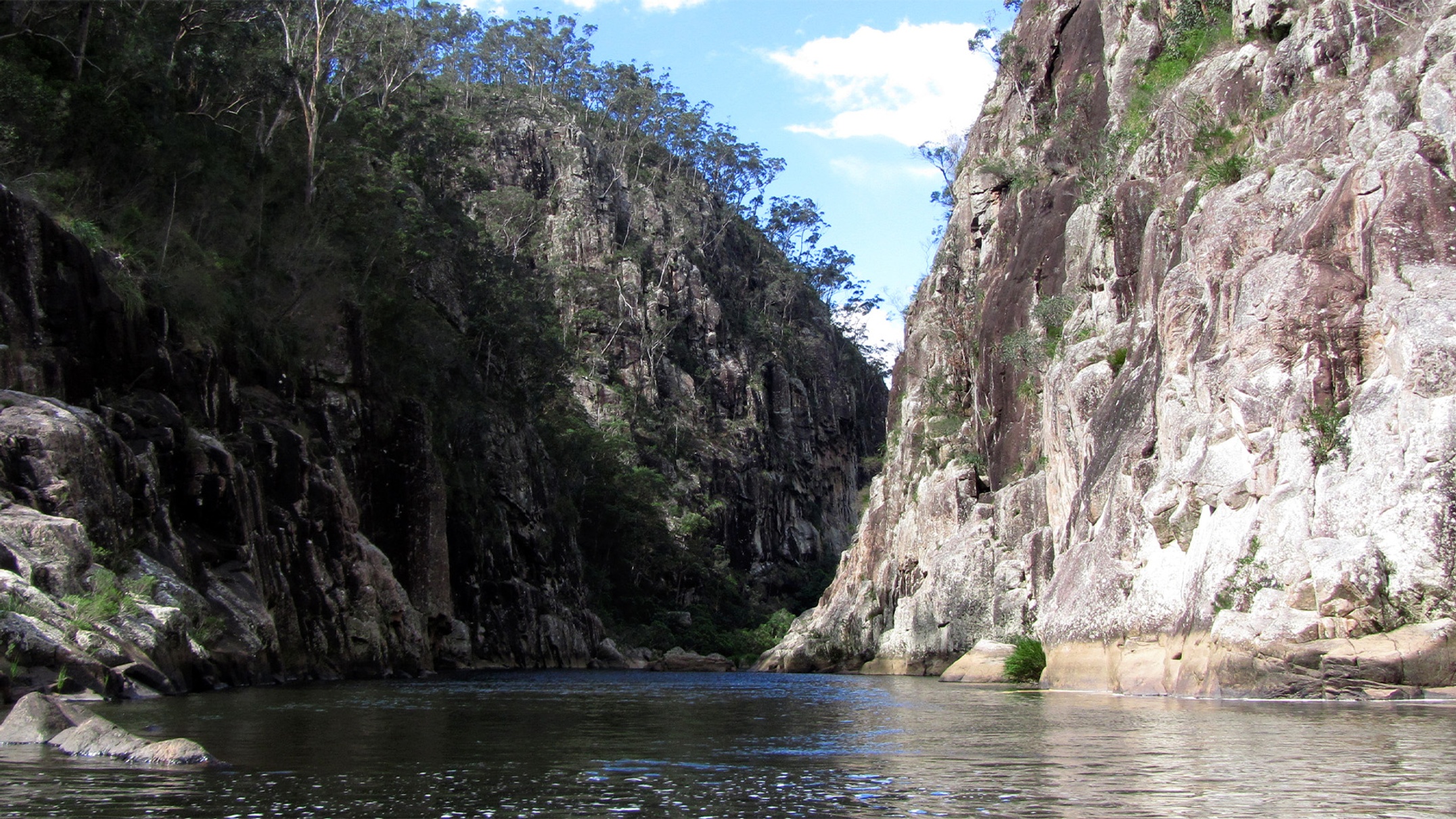 Gorge with water