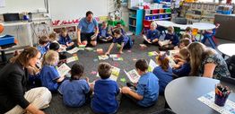 St Carthages primary school Lismore classroom