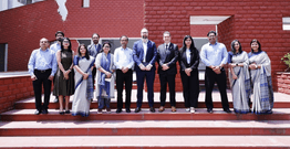 Representatives from SCU and Poornima University at the IT pathway program launch