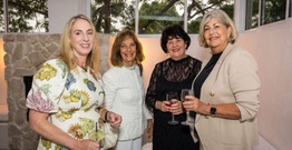 Chancellor Sandra McPhee and guests at International Women's day event