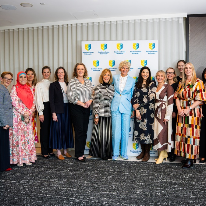 Group photo of attendees at the Women in Healthcare Leadership Fund launch luncheon.