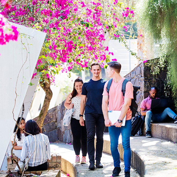 Students on Lismore campus