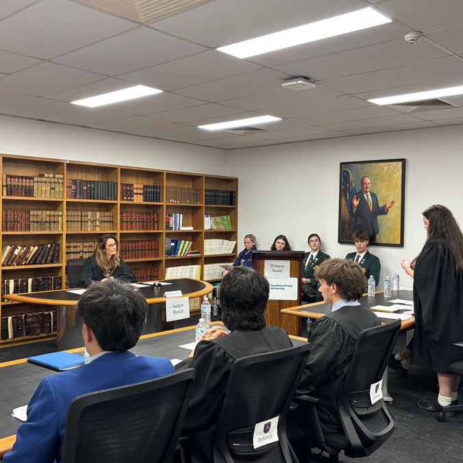 Students argue case at 2025 Mock Trial