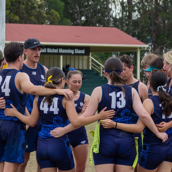 Team huddle