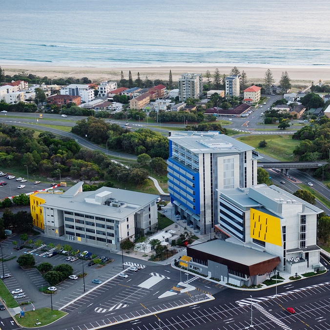 Aerial view of SCU Gold Coast campus
