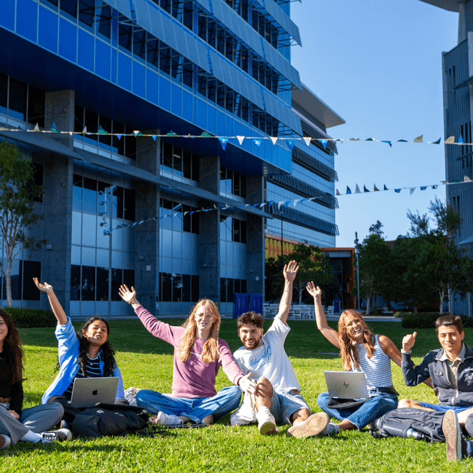 International students on the Gold Coast campus