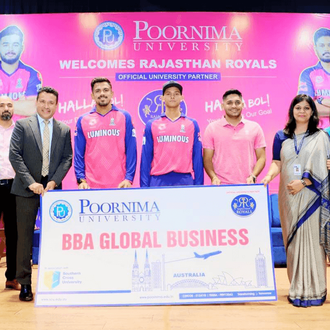 Partnership with Poornima University_Rajasthan Royals