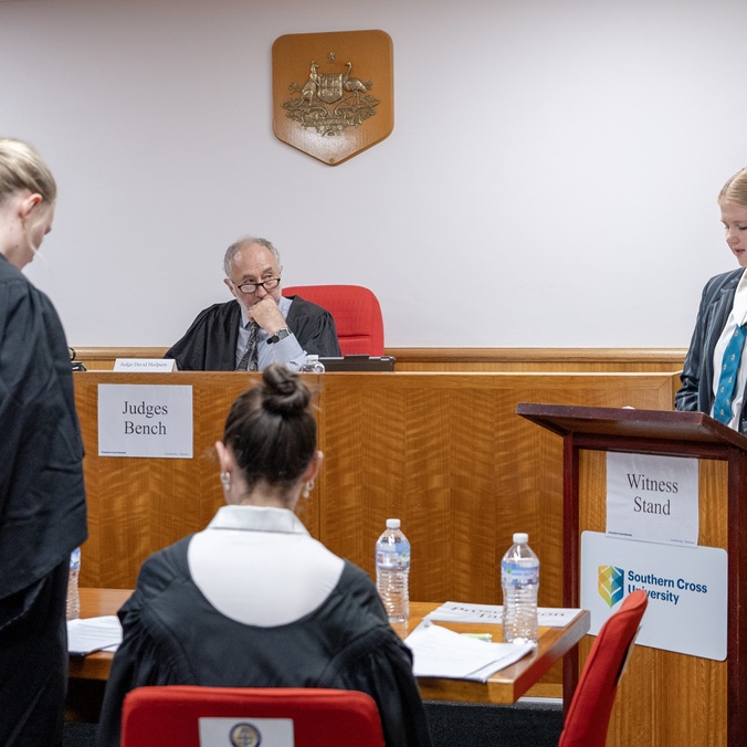 Students argue case at 2024 Mock Trial
