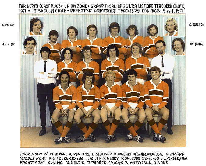 SCU Gold Rats 1971 premiership winning side