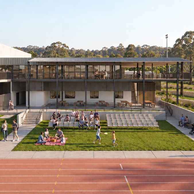 SCU Athletics track Community building ver 02-10-2026