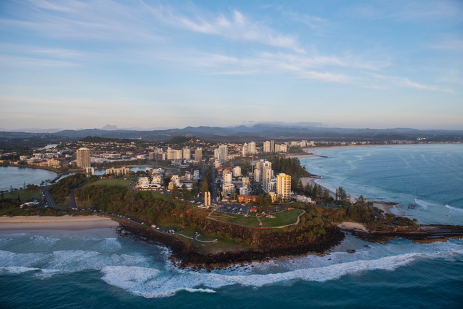 Gold Coast aerial view