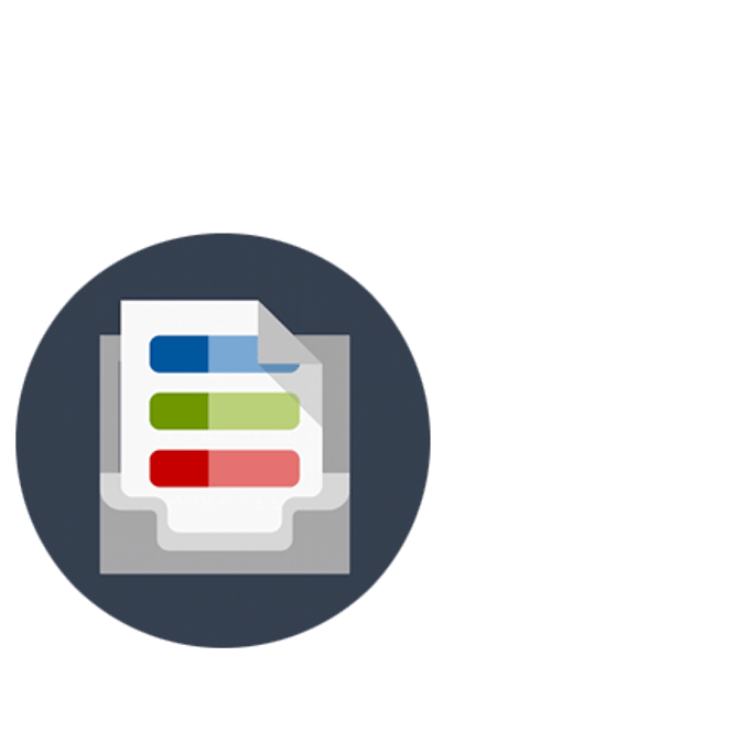 Forms Icon left aligned