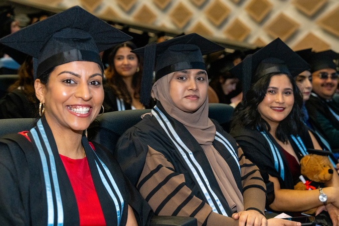 Students sitting at SCU Sydney Graduation Ceremony