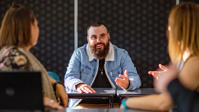 Indigenous student in classroom
