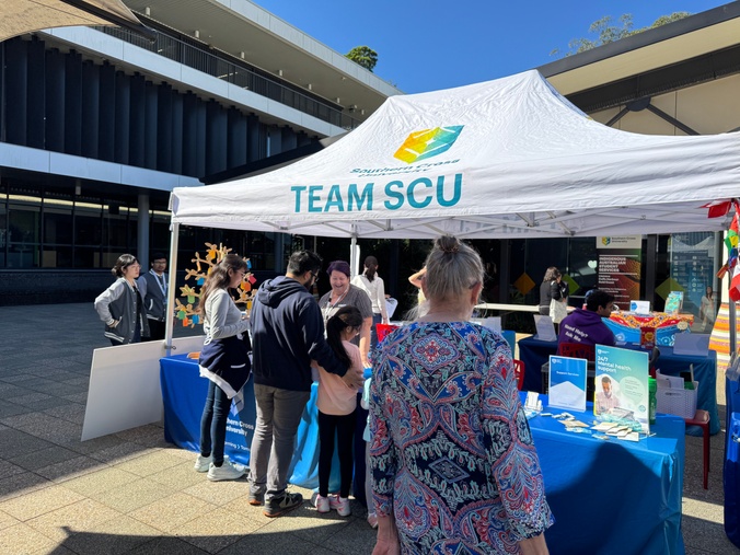 A Team SCU marquee