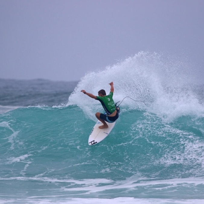 Elite athlete surfer