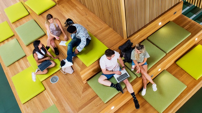 Group of students at the Lismore learning centre