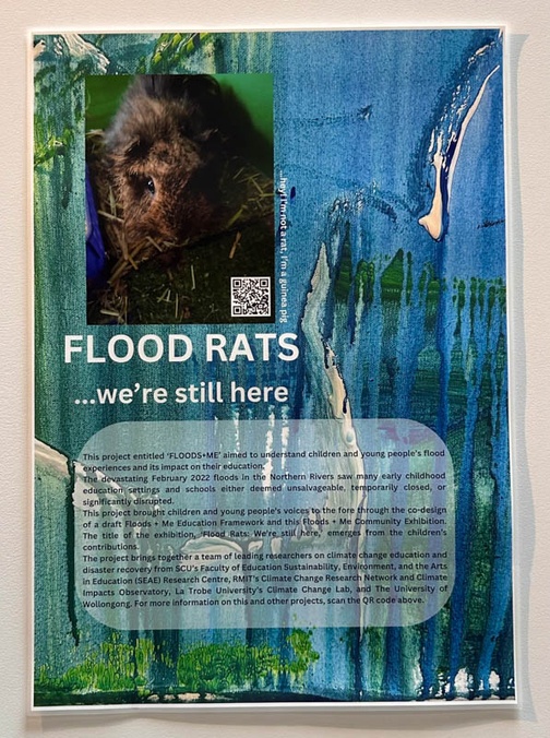Poster of the Flood Rats exhibition